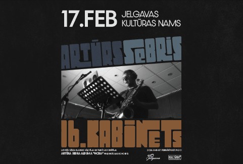 Izrādes "Artūra Sebra debijas albuma “NORA” prezentācijas koncerts “16. KABINETS”" attels