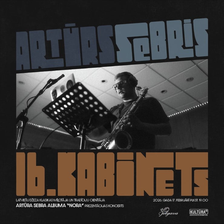 Izrādes "Artūra Sebra debijas albuma “NORA” prezentācijas koncerts “16. KABINETS”" attels