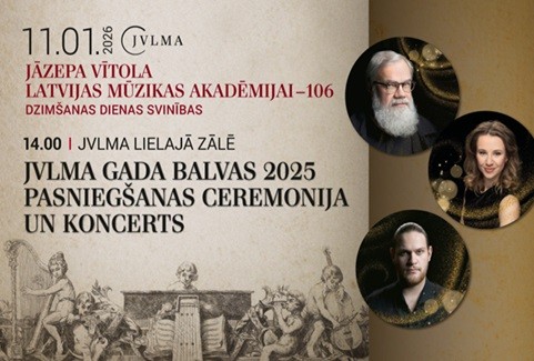 Izrādes "JVLMA GADA BALVAS 2025 pasniegšanas ceremonija un koncerts" attels