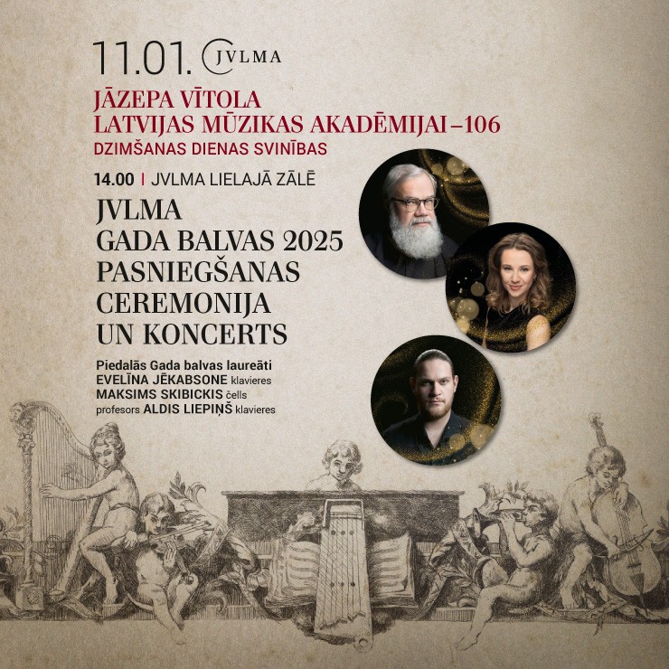Izrādes "JVLMA GADA BALVAS 2025 pasniegšanas ceremonija un koncerts" attels
