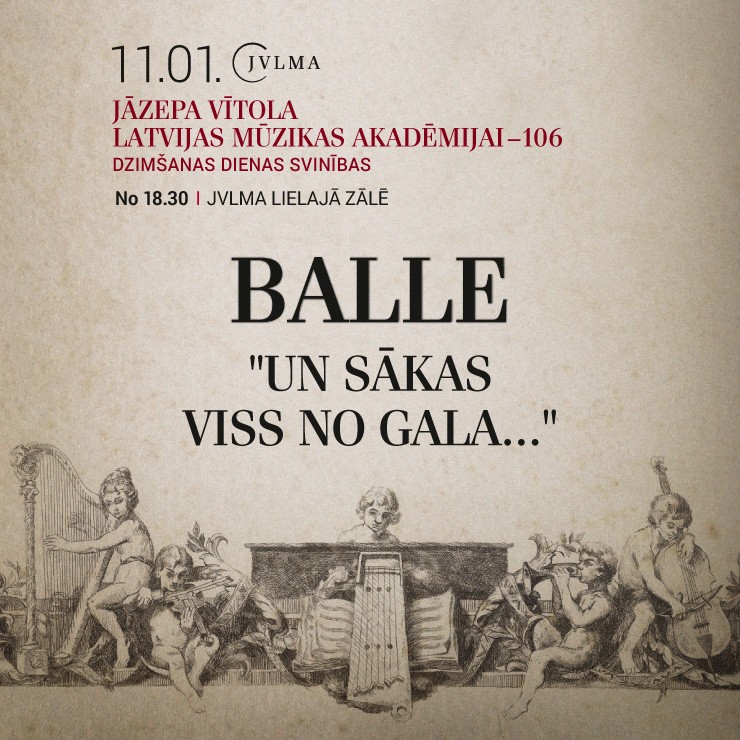 Izrādes "JVLMA – 106.  Balle" attels