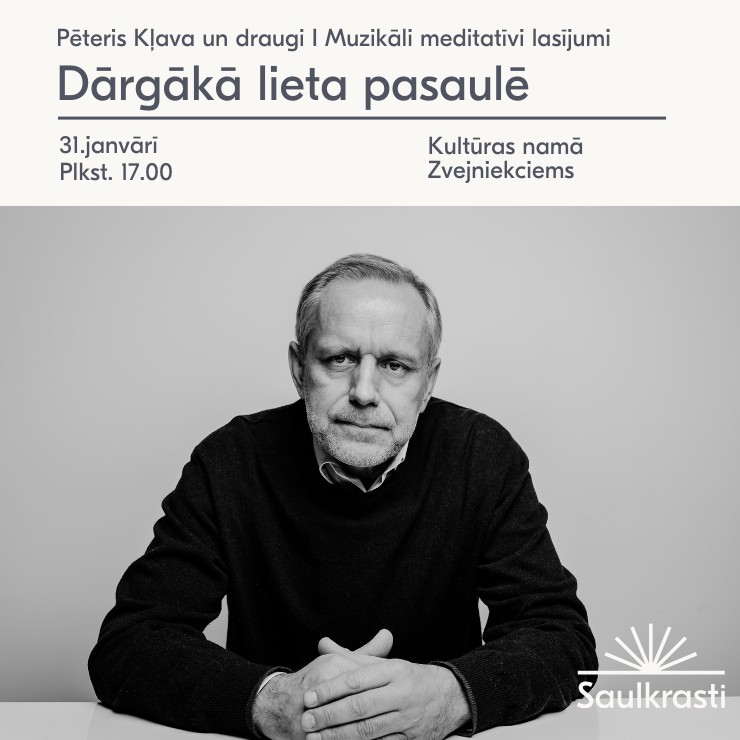 Izrādes "Muzikāli meditatīvi lasījumi “Dārgākā lieta pasaulē” ar reanimatologu Pēteri Kļavu" attels