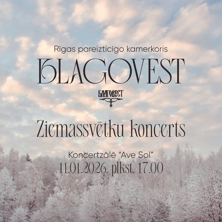 Izrādes "Rīgas pareizticīgo kamerkora “Blagovest” Ziemassvētku koncerts" attels