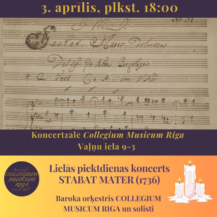 Izrādes "Lielā piektdiena | STABAT MATER | Collegium Musicum Riga" attels