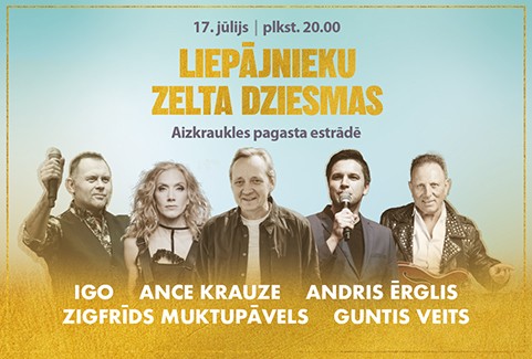 Izrādes "LIEPĀJNIEKU ZELTA DZIESMAS" attels