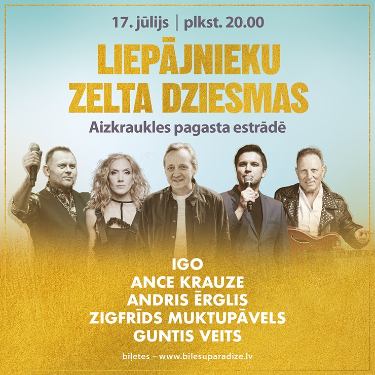 Izrādes "LIEPĀJNIEKU ZELTA DZIESMAS" attels