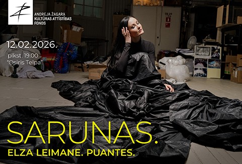Izrādes "SARUNAS. ELZA LEIMANE. PUANTES." attels