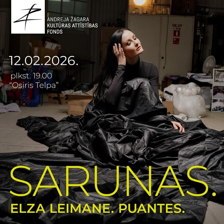 Izrādes "SARUNAS. ELZA LEIMANE. PUANTES." attels
