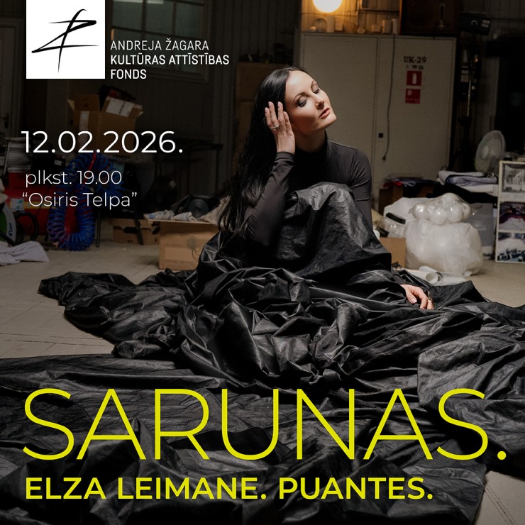 Izrādes "SARUNAS. ELZA LEIMANE. PUANTES." attels
