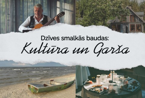 Izrādes "Dzīves smalkās baudas: Kultūra un Garša" attels