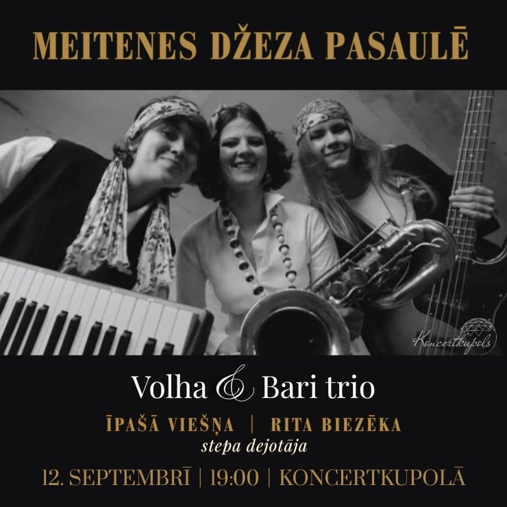 Image of the event "Meitenes džeza pasaulē | Vokāls un saksofons, klavieres, kontrabass"
