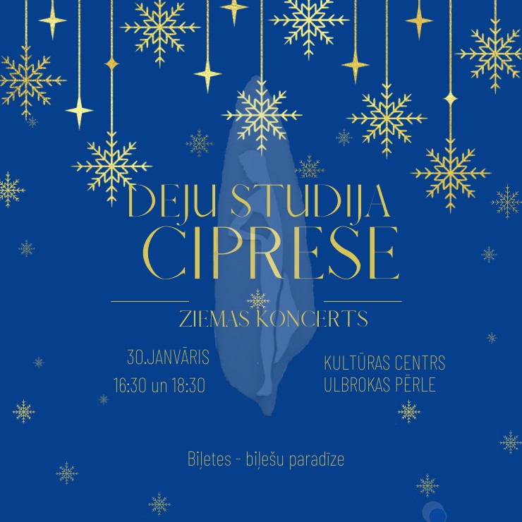 Izrādes "Deju studijas Ciprese Ziemas koncerts" attels