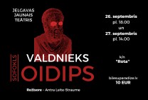 Meklēšanas rezultāta izrādes "Jelgavas Jaunā teātra izrāde Sofokls “Valdnieks Oidips”" attels