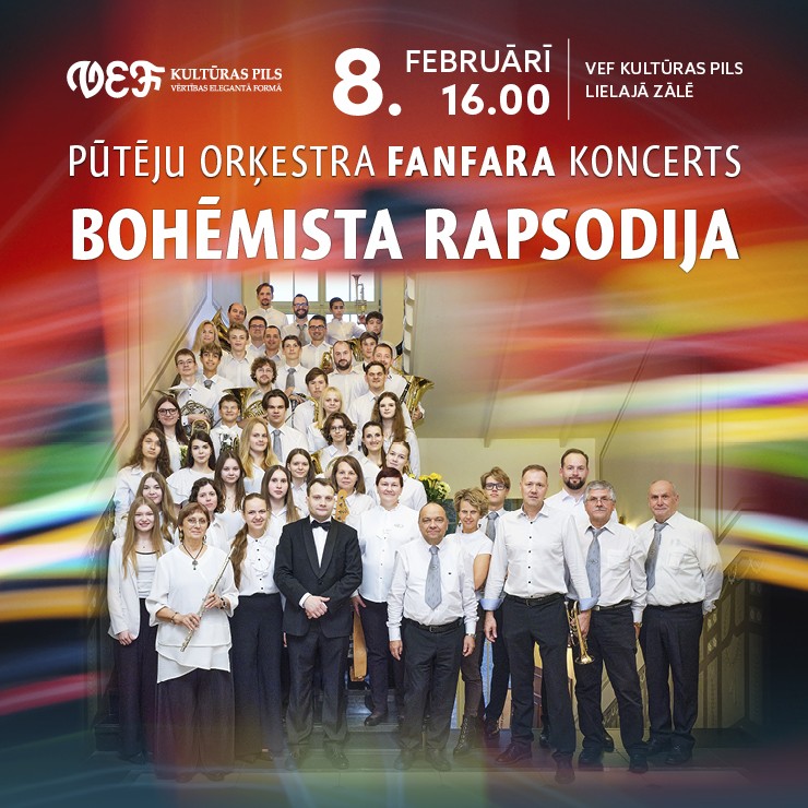 Izrādes "Pūtēju orķestra FANFARA koncerts | BOHĒMISTA RAPSODIJA" attels