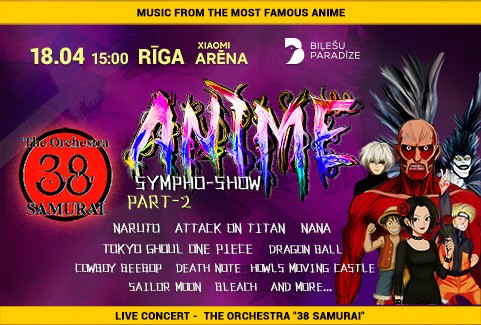 Izrādes "Anime Sympho-Show | Orķestris 38 SAMURAI" attels