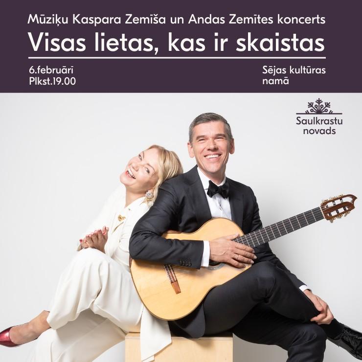 Izrādes "Kaspara Zemīša un Andas Zemītes koncerts “Visas lietas, kas ir skaistas”" attels