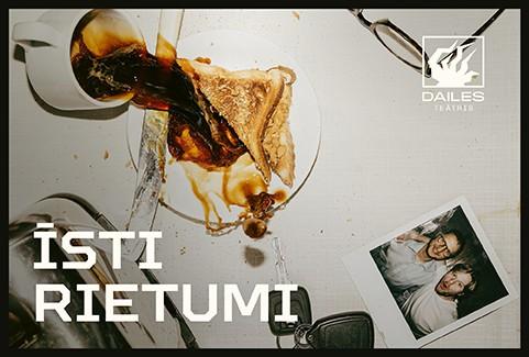 Izrādes "ĪSTI RIETUMI" attels