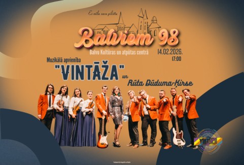 Image of the event "Koncerts “Balviem 98”. Muzikālā apvienība “Vintāža” un Rūta Dūduma - Ķirse"