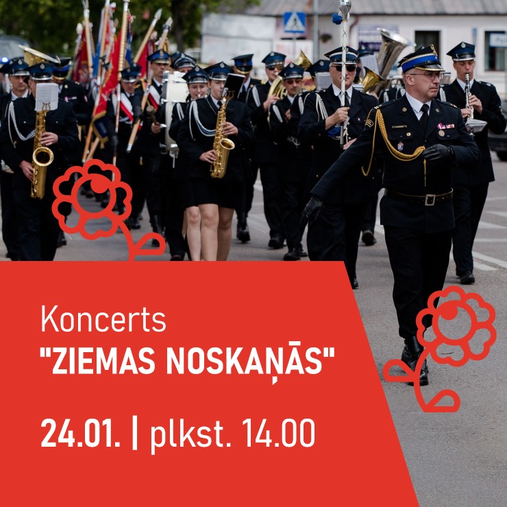 Изображение спектакля "Seini (Polija) Brīvprātīgo ugunsdzēsēju nodaļas pūtēju orķestra koncerts “Ziemas noskaņās”"