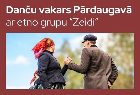 Izrādes "Danču vakars Pārdaugavā ar etno grupu “Zeidi”" attels