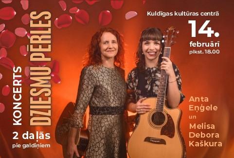 Izrādes "Anta Eņģele un Melisa Debora Kaškura koncerts "DZIESMU PĒRLES"" attels