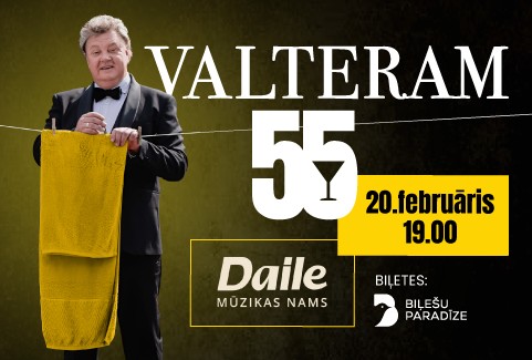 Izrādes "Valteram Krauzem 55!" attels