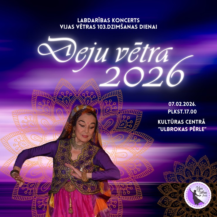 Izrādes "Deju Vētra 2026" attels