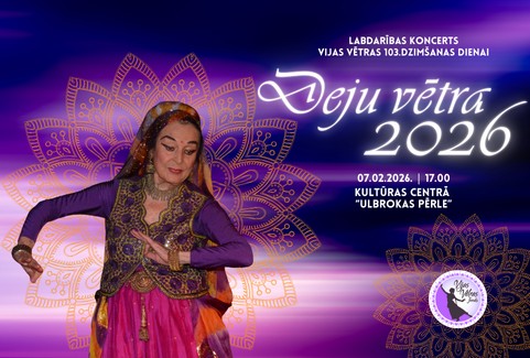 Izrādes "Deju Vētra 2026" attels