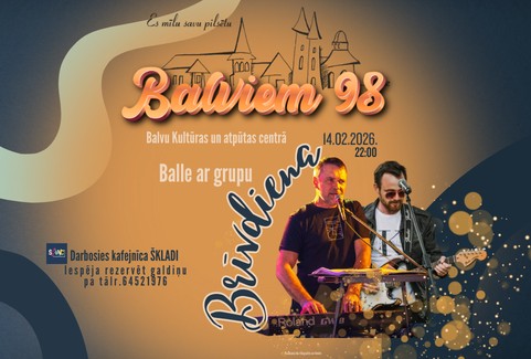 Izrādes "Balviem 98 |  Balle ar grupu “Brīvdiena”" attels