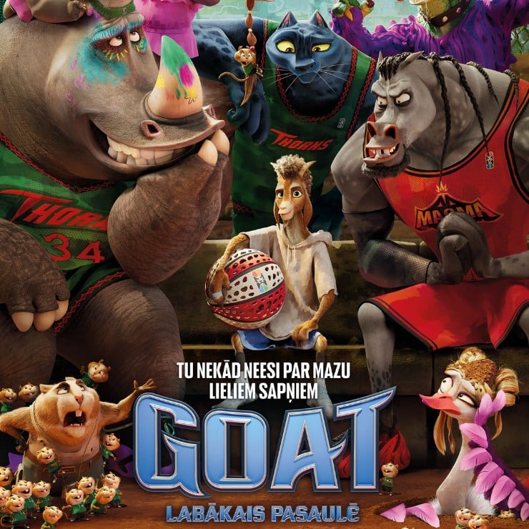 Izrādes "Animācijas filma GOAT: LABĀKAIS PASAULĒ" attels