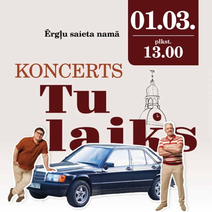 Izrādes "TU LAIKS | Mārtiņš Egliens, Māris Čaklais, Mārtiņš Vilsons" attels