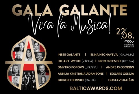 Izrādes "GALA GALANTE / VIVA LA MUSICA! / BALTIJAS BALVA - SVĒTKU KONCERTS" attels