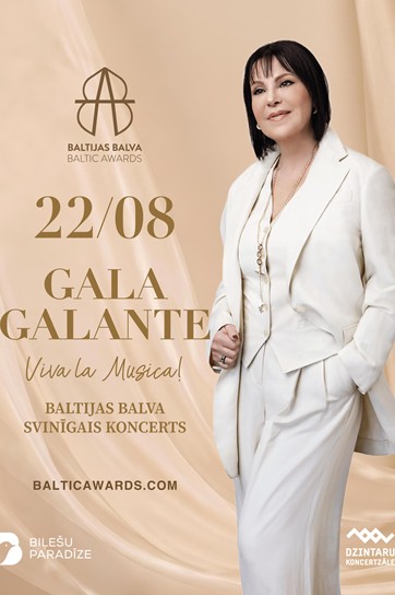 Изображение мероприятия "GALA GALANTE / VIVA LA MUSICA! / BALTIC AWARDS – ПРАЗДНИЧНЫЙ КОНЦЕРТ" из результатов поиска