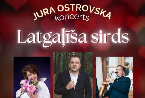 Izrādes "JURA OSTROVSKA koncerts LATGAĻĪŠA SIRDS" attels