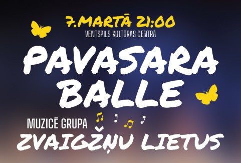 Izrādes "Pavasara balle ar grupu “Zvaigžņu lietus”" attels