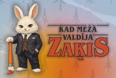Izrādes "KAD MEŽĀ VALDĪJA ZAĶIS" attels
