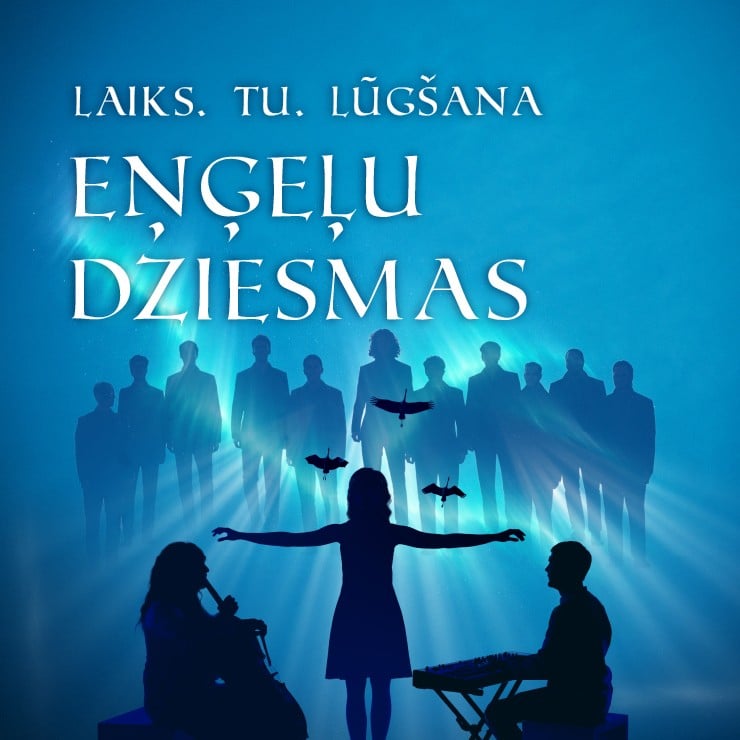 Image of the event "EŅĢEĻU DZIESMAS. Laiks. Tu. Lūgšana. Brīvdabas koncertuzvedums un gaismu spēles"