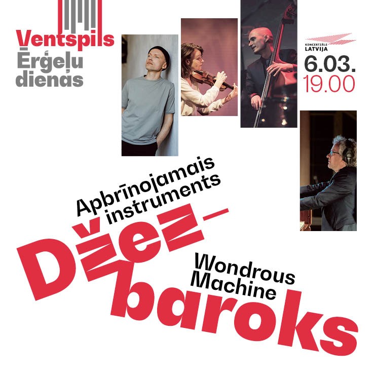 Izrādes "Ventspils Ērģeļu dienas. Džezbaroks. Apbrīnojamais instruments" attels