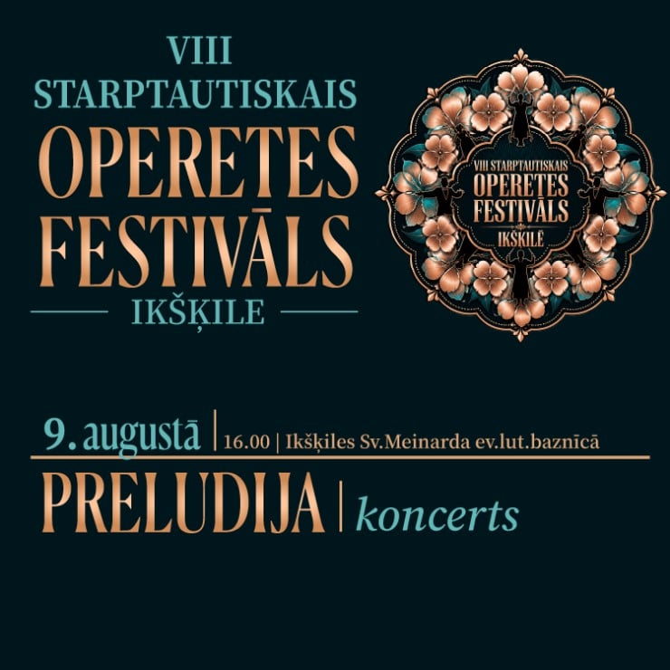 Izrādes "VIII Starptautiskais Operetes festivāls Ikšķilē | PRELŪDIJA | koncerts" attels