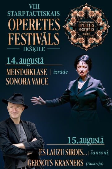 Meklēšanas rezultāta izrādes "VIII Starptautiskais Operetes festivāls Ikšķilē ǀ MEISTARKLASE ǀ izrāde par izcilo operdīvu Mariju Kallasu ǀ Sonora Vaice" attels