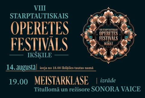 Image of the event "8th International Operetta Festival in Ikšķile ǀ SONORA VAICE in McNally's play “Masterclass” ǀ about the outstanding opera diva Maria Callas by Sonora Vaice"