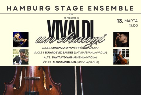 Izrādes "HAMBURG STAGE ENSEBLE ar programmu “Vivaldi un viņa draugi”" attels