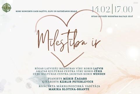 Izrādes "Koru koncerts “Mīlestība ir”" attels