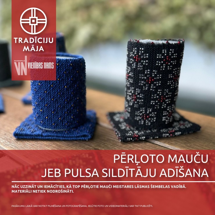 Изображение спектакля "Pērļoto mauču jeb pulsa sildītāju adīšana | Meistarklase"