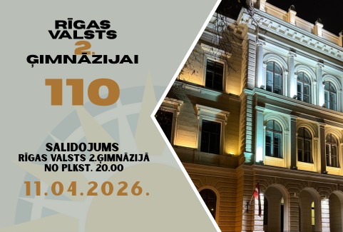 Izrādes "Rīgas Valsts 2. ģimnāzijas 110 gadadienas absolventu SALIDOJUMS" attels