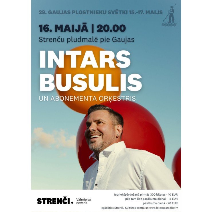 Izrādes "INTARS BUSULIS un ABONEMENTA ORĶESTRIS | Plostnieku svētku ietvaros" attels
