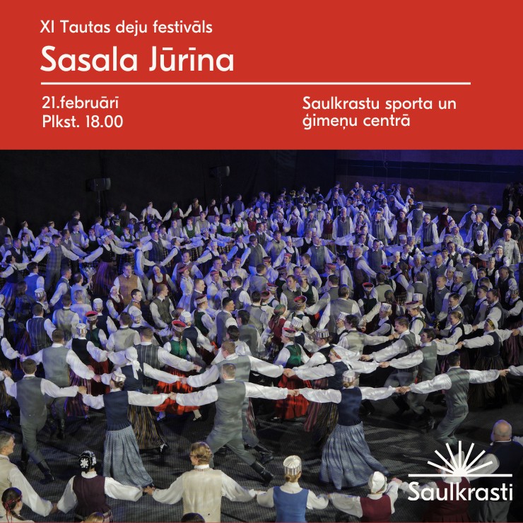 Izrādes "XI Tautas deju festivāls Sasala Jūrīna" attels