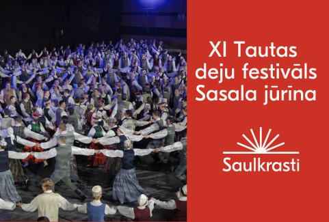 Izrādes "XI Tautas deju festivāls Sasala Jūrīna" attels