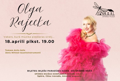 Izrādes "OLGAS RAJECKAS KONCERTS SPĀRĒ" attels