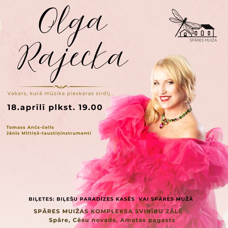 Izrādes "OLGAS RAJECKAS KONCERTS SPĀRĒ" attels